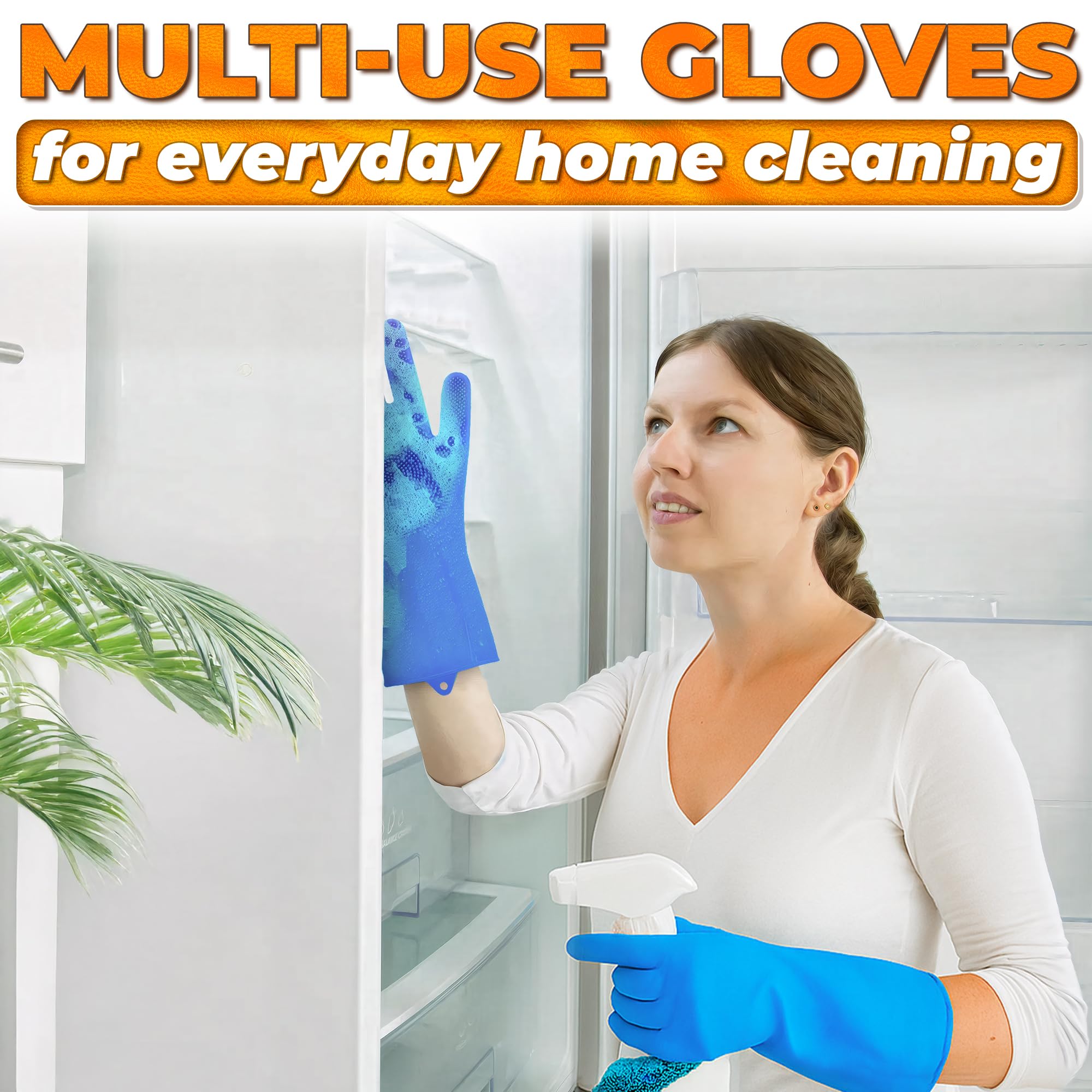 Guantes reutilizables y esterilizables para múltiples baños.