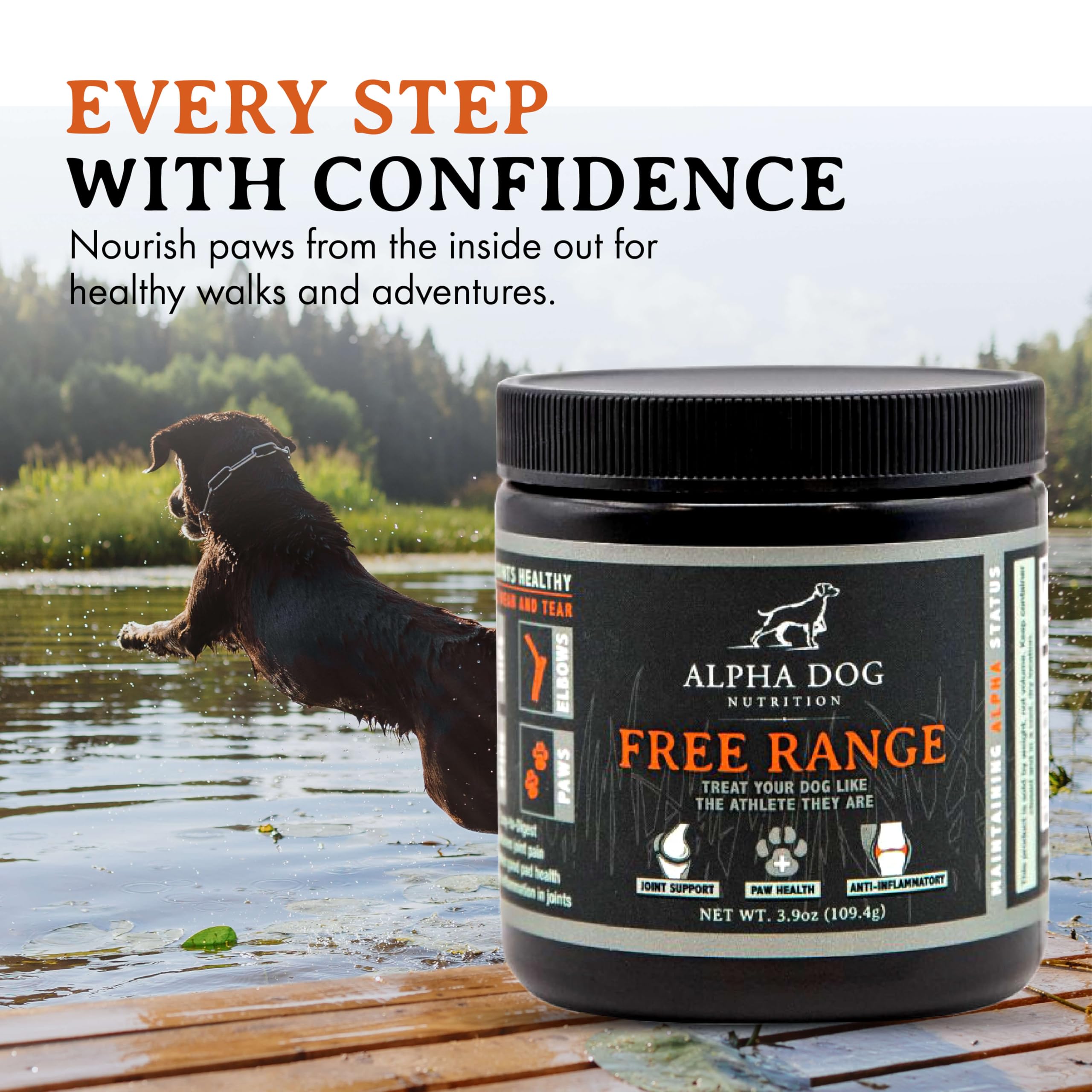 Alpha Dog Nutrition sabor a higado natural para facilitar la ingesta.
