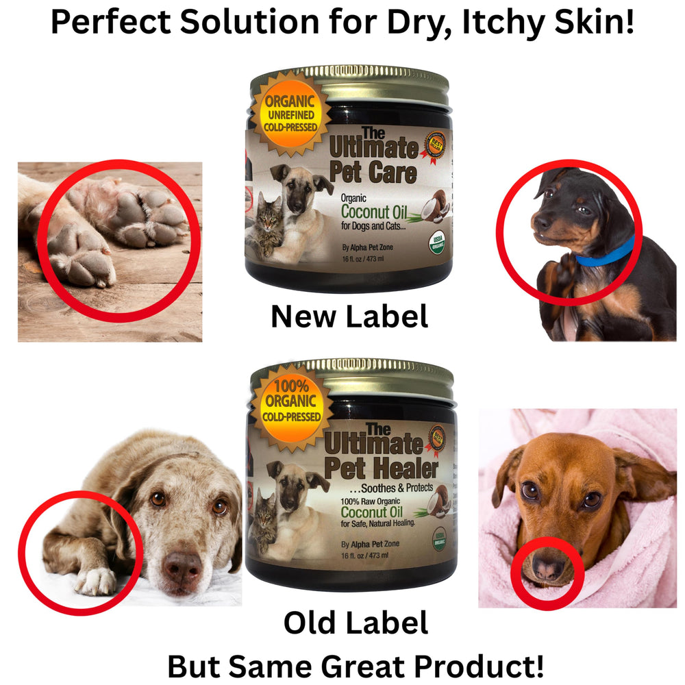 ALPHA PET ZONE Cuidado de codos y piel seca con aceite de coco