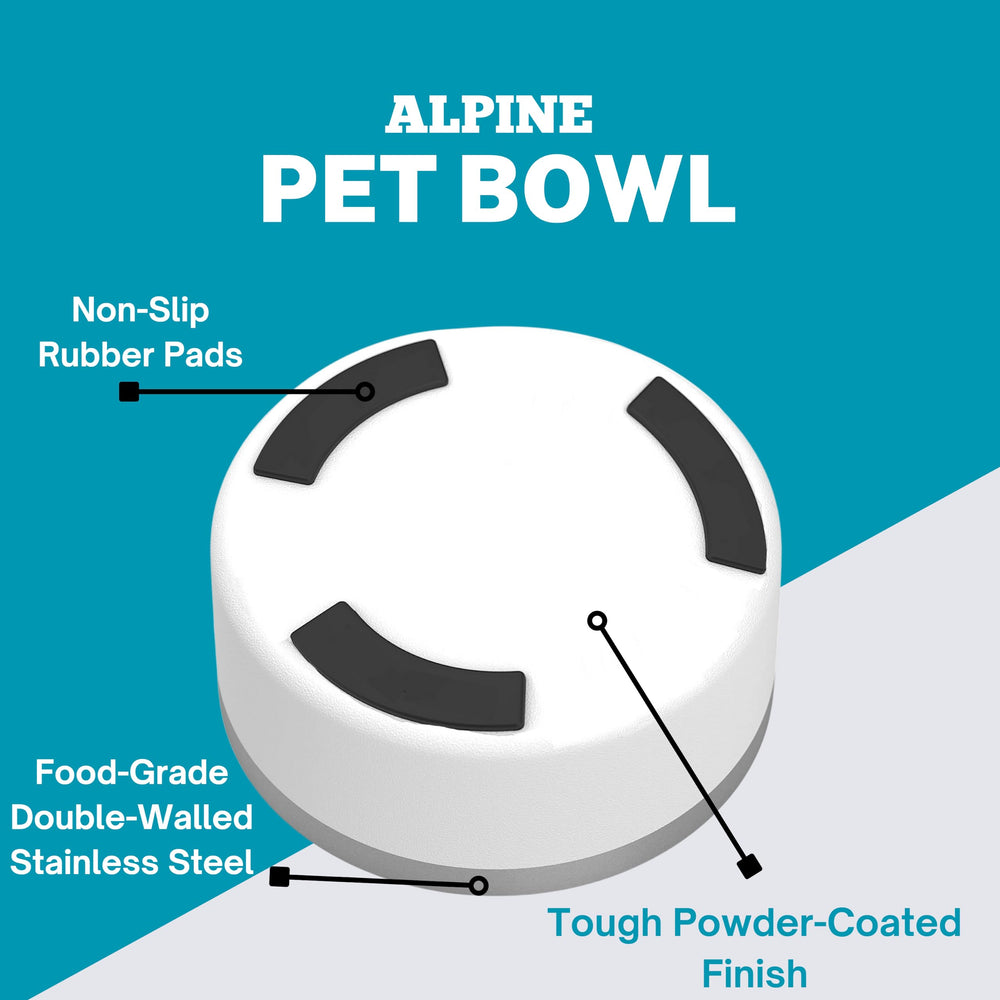 Alpine doble capa aislante muestra la temperatura estable para comida y agua.