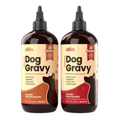 Altira salsa para perros, botella-vertido, realza el sabor en cada comida.