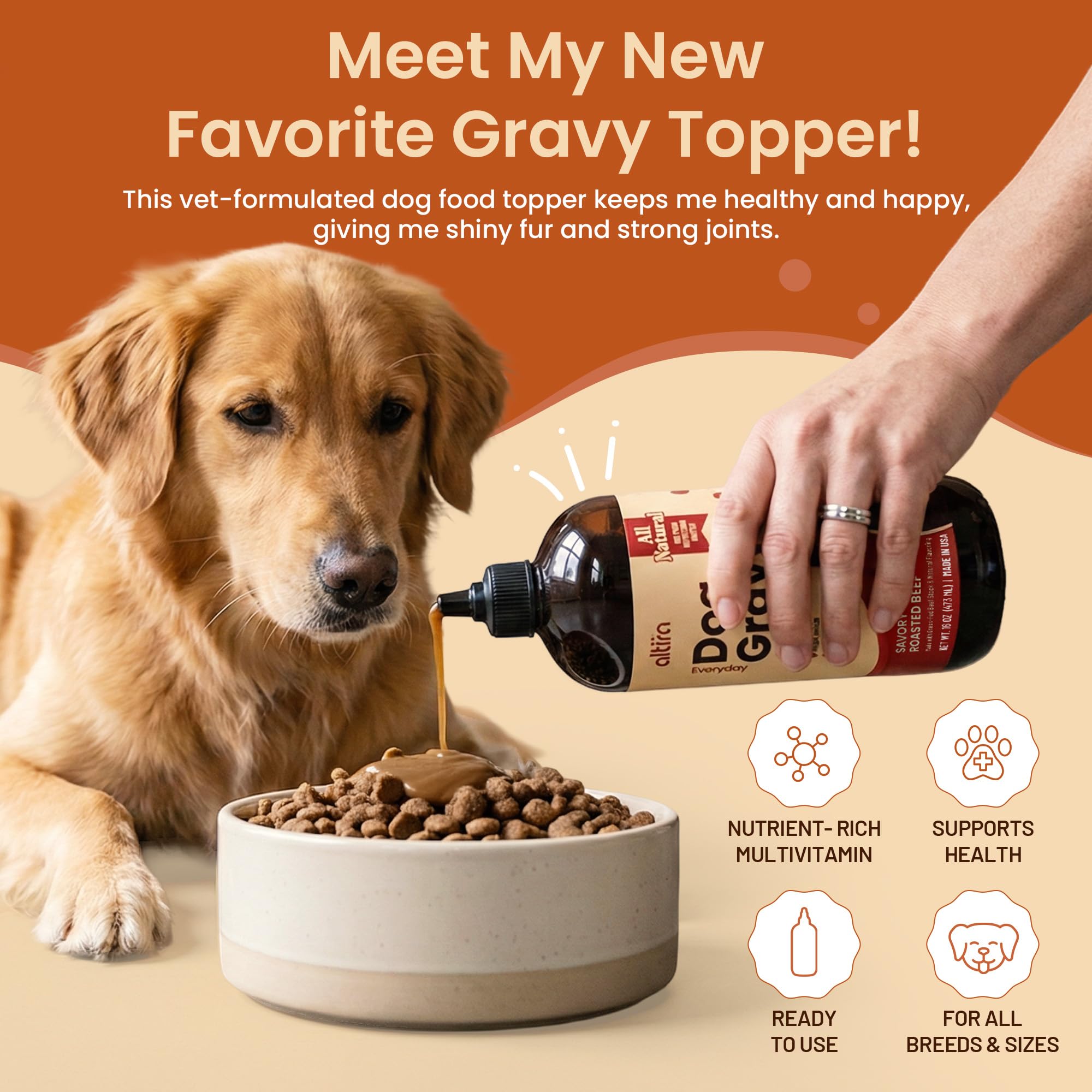 Altira salsa para perros, digestivo-sano, probióticos y microalgas para la digestión.