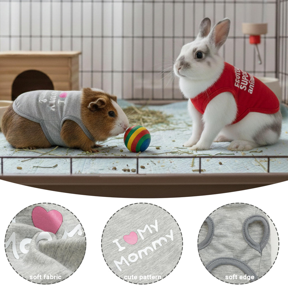 ALUZAEMO camiseta para hurón 2-pack: comodidad para exploración y relax.