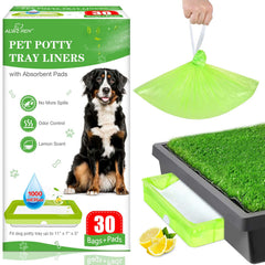 ALWZ-RDY Pet Loo liner con almohadillas absorbentes para líquidos.