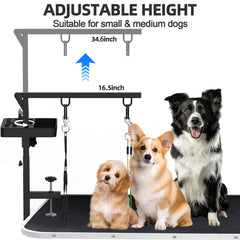 Alytree bandeja giratoria para herramientas de peluquería canina.