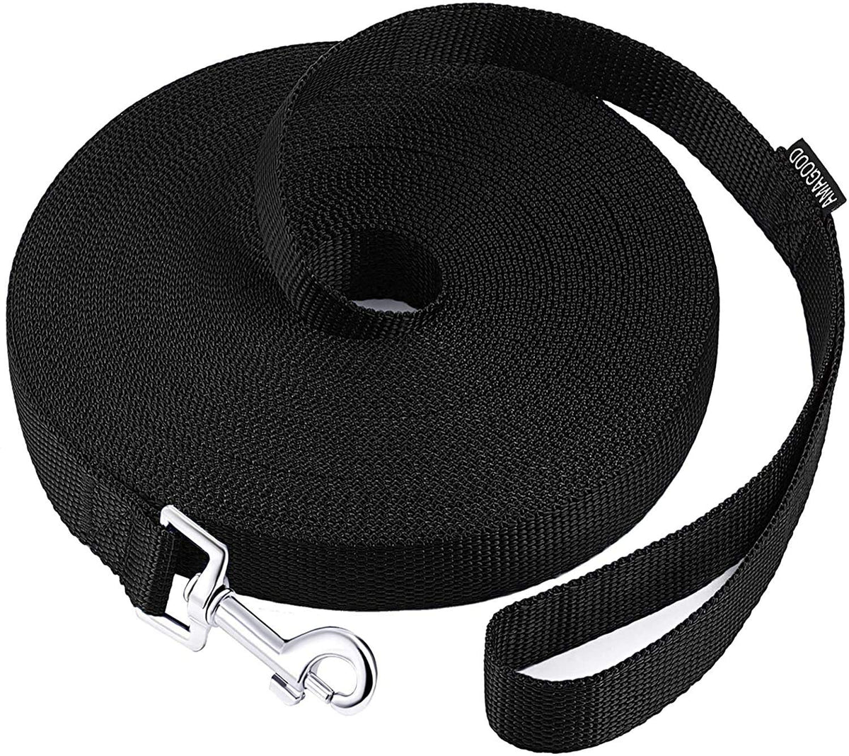AMAGOOD cuerda larga para perro 15 pies, ideal para entrenamiento de recuerdo.