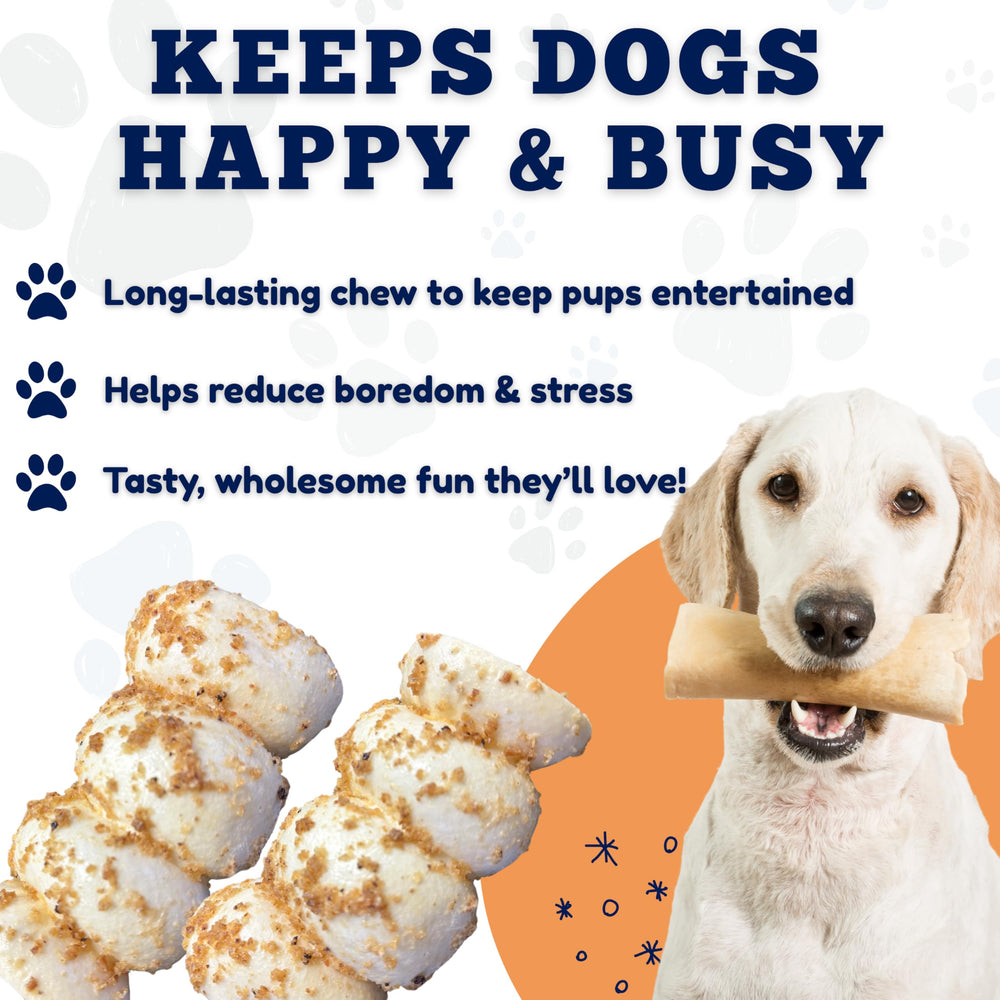 Amazing Dog Treats: entretenimiento prolongado para perros grandes con cachete de res