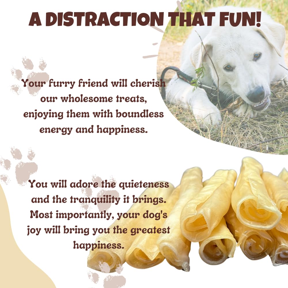 Amazing Dog Treats palitos de colágeno de res 6 pulgadas, uso dental recomendado para higiene oral.