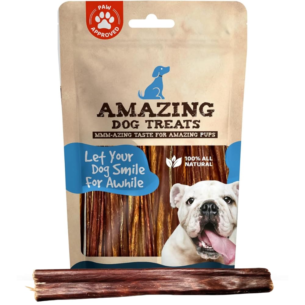 Amazing Dog Treats palitos esófago de vaca de 6 pulgadas para masticar.