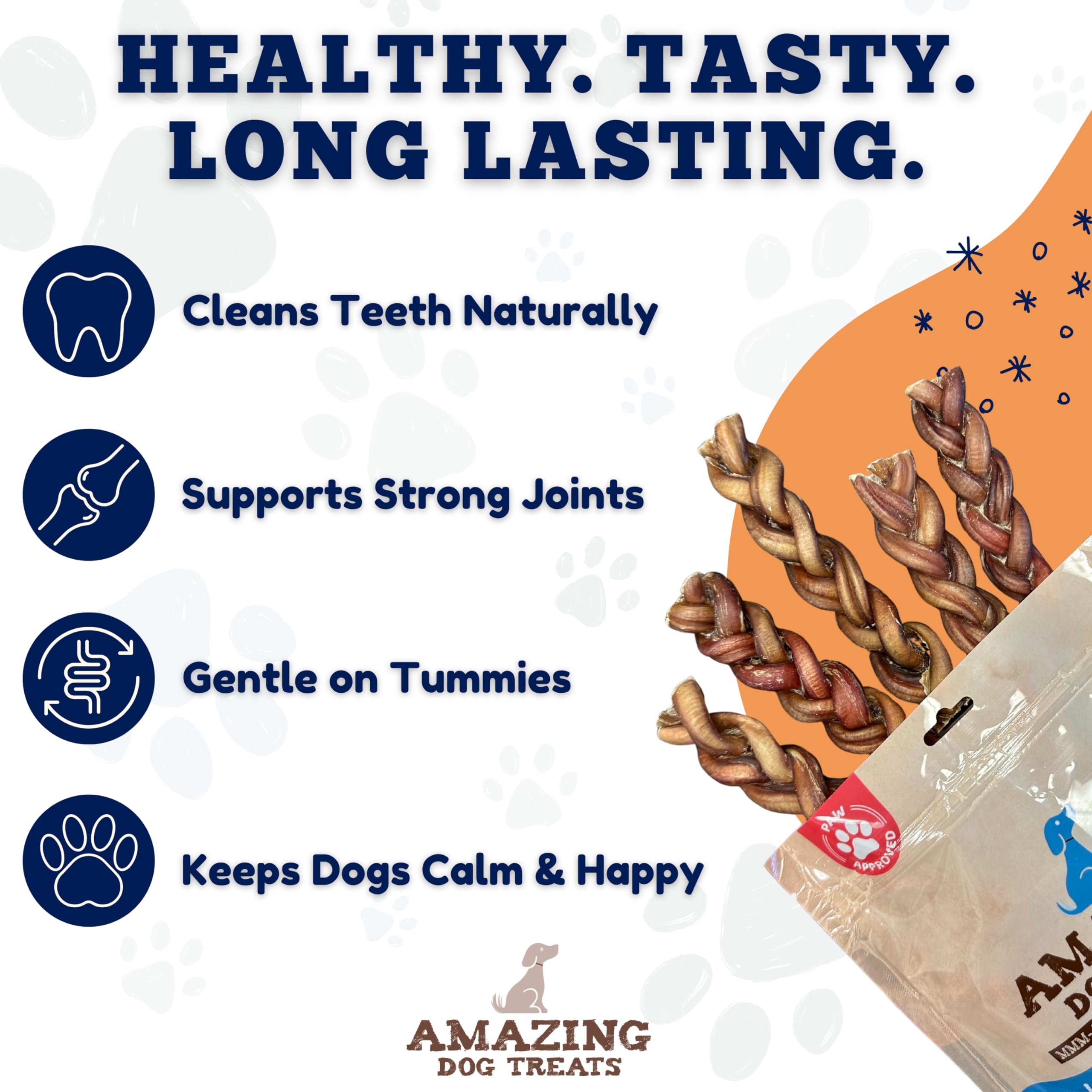 Amazing Dog Treats: cuida la higiene dental durante la masticación.