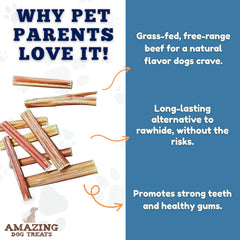 Amazing Dog Treats: sin químicos ni aditivos, opción segura para masticar.