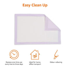 Almohadillas de arenero Amazon Basics con ajuste universal.