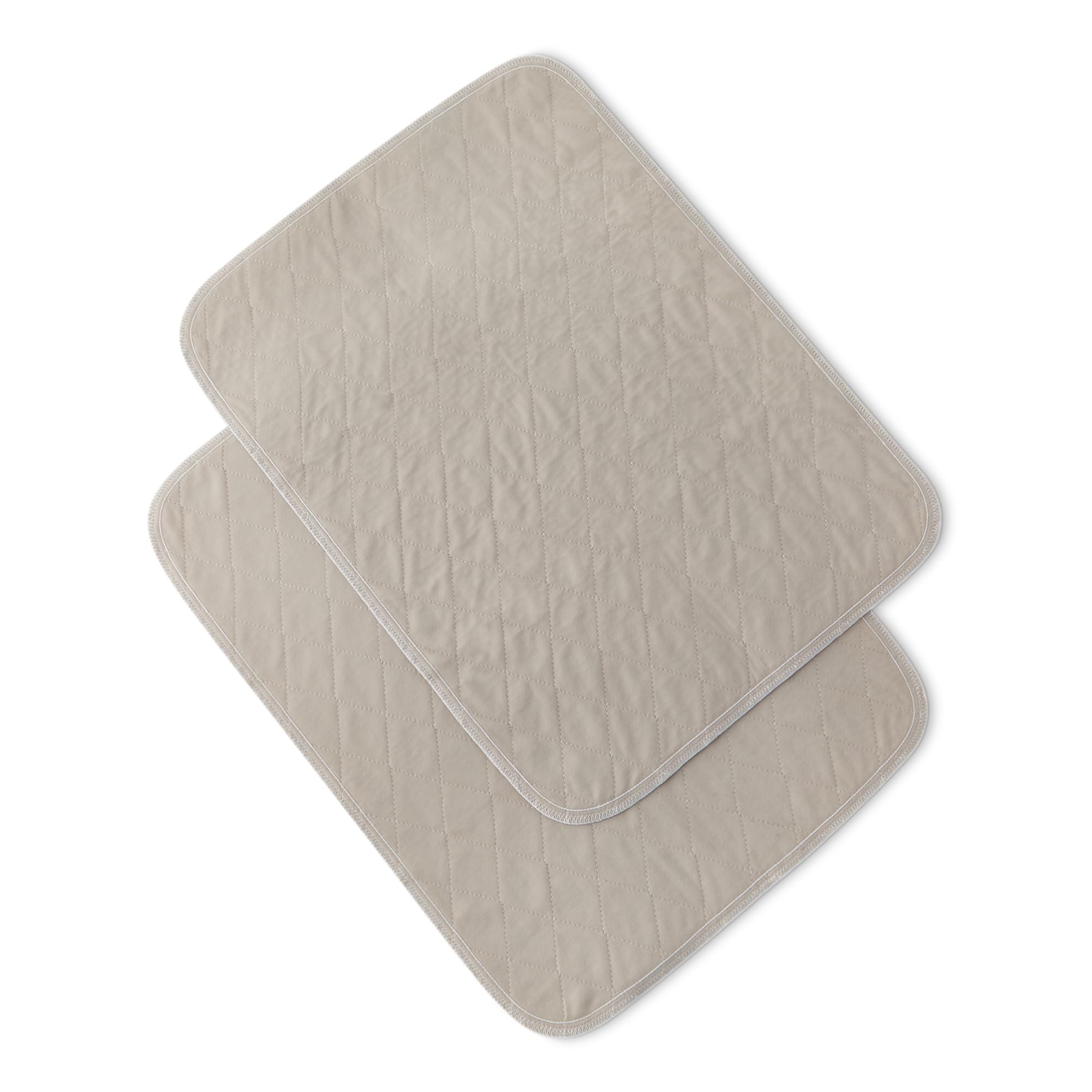 Almohadillas lavables Amazon Basics, dos-pack, protegen suelos y facilitan la limpieza.