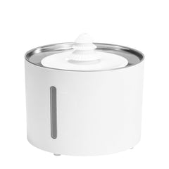 Amazon Basics bebedero para mascotas, gran capacidad y tapa de acero inoxidable.