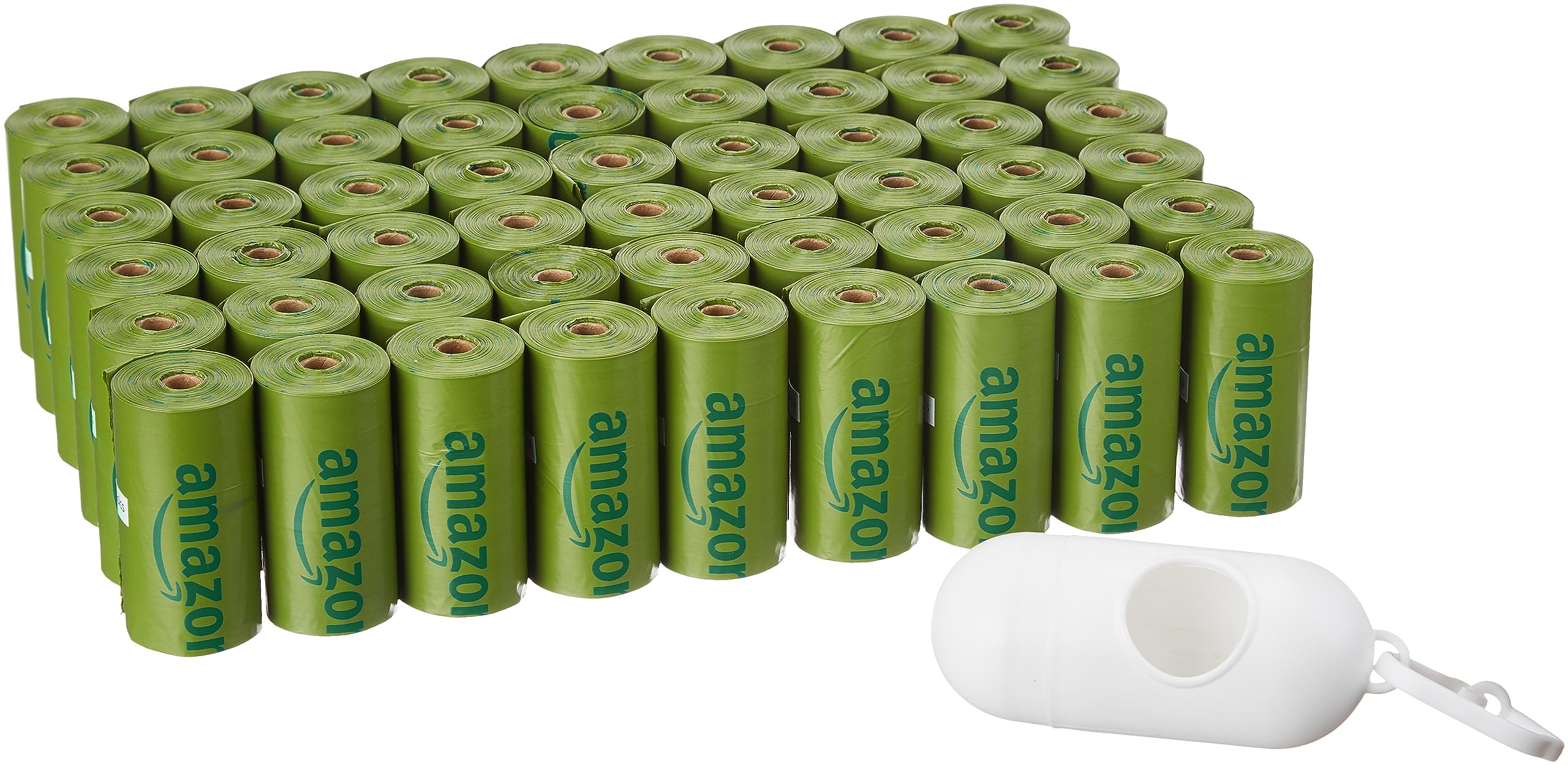 Amazon Basics bolsas para heces con dispensador, extracción rápida durante paseos