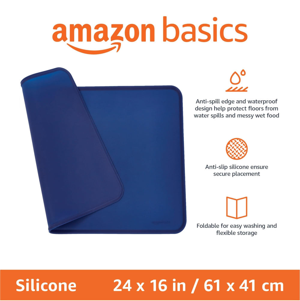 Amazon Basics bordes elevados para contener la comida y evitar derrames durante las comidas.