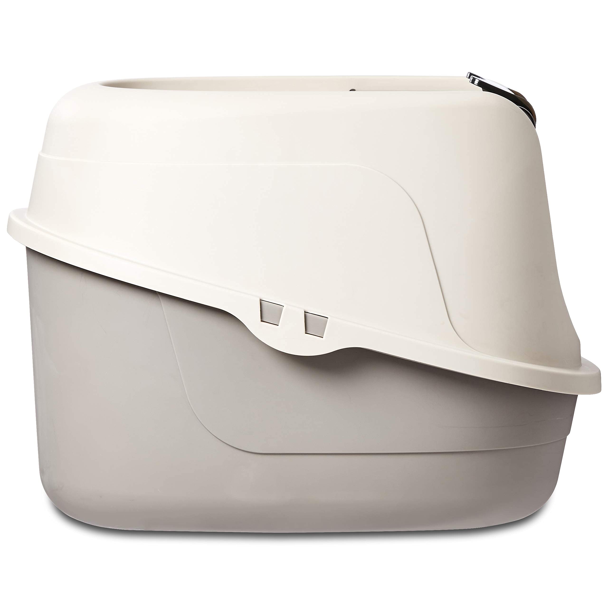 Amazon Basics caja de arena con control de olor y filtro de carbono