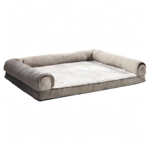 Base duradera de la cama para perros Amazon Basics para uso diario.