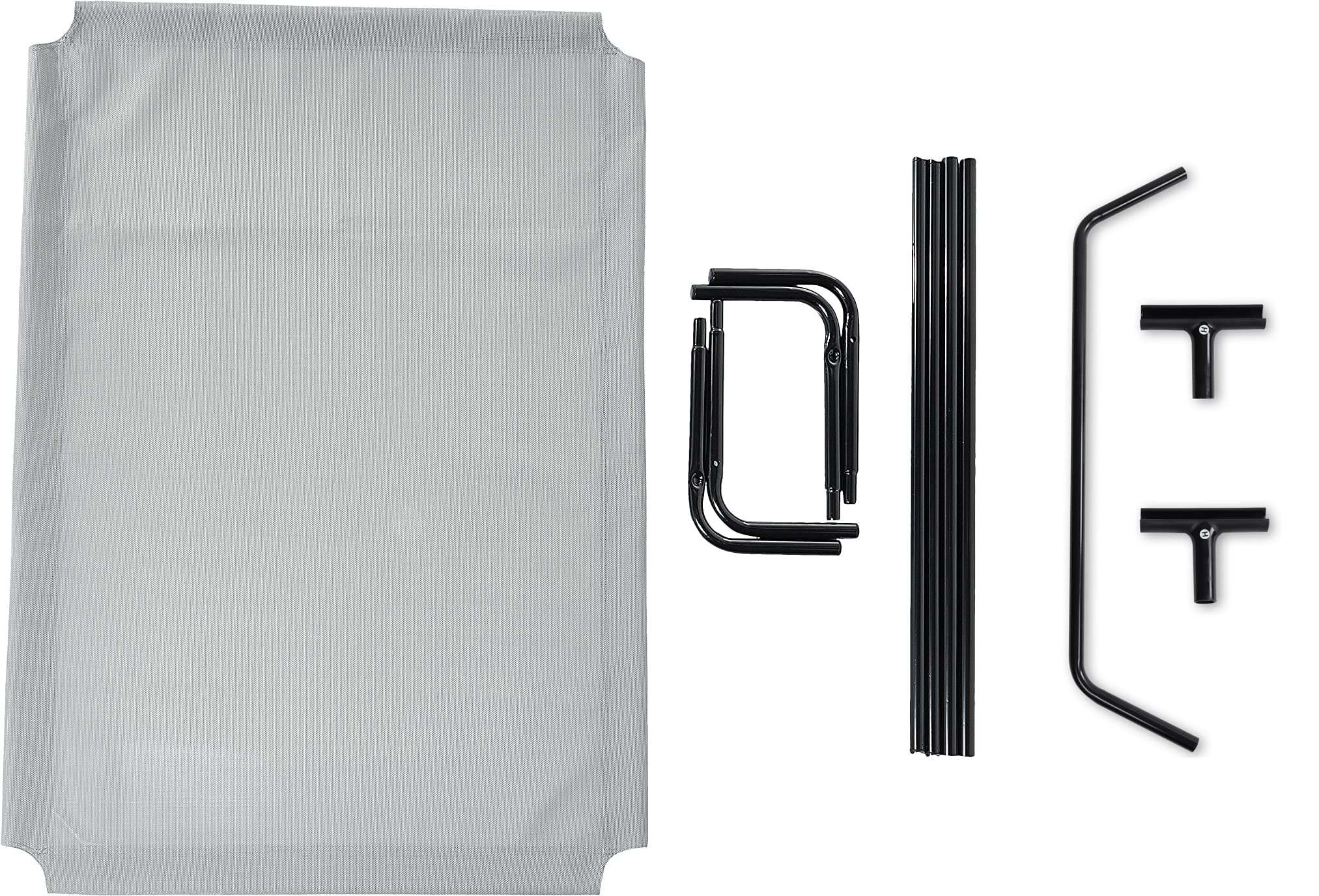 Amazon Basics cama para mascotas fácil de limpiar con agua del grifo.