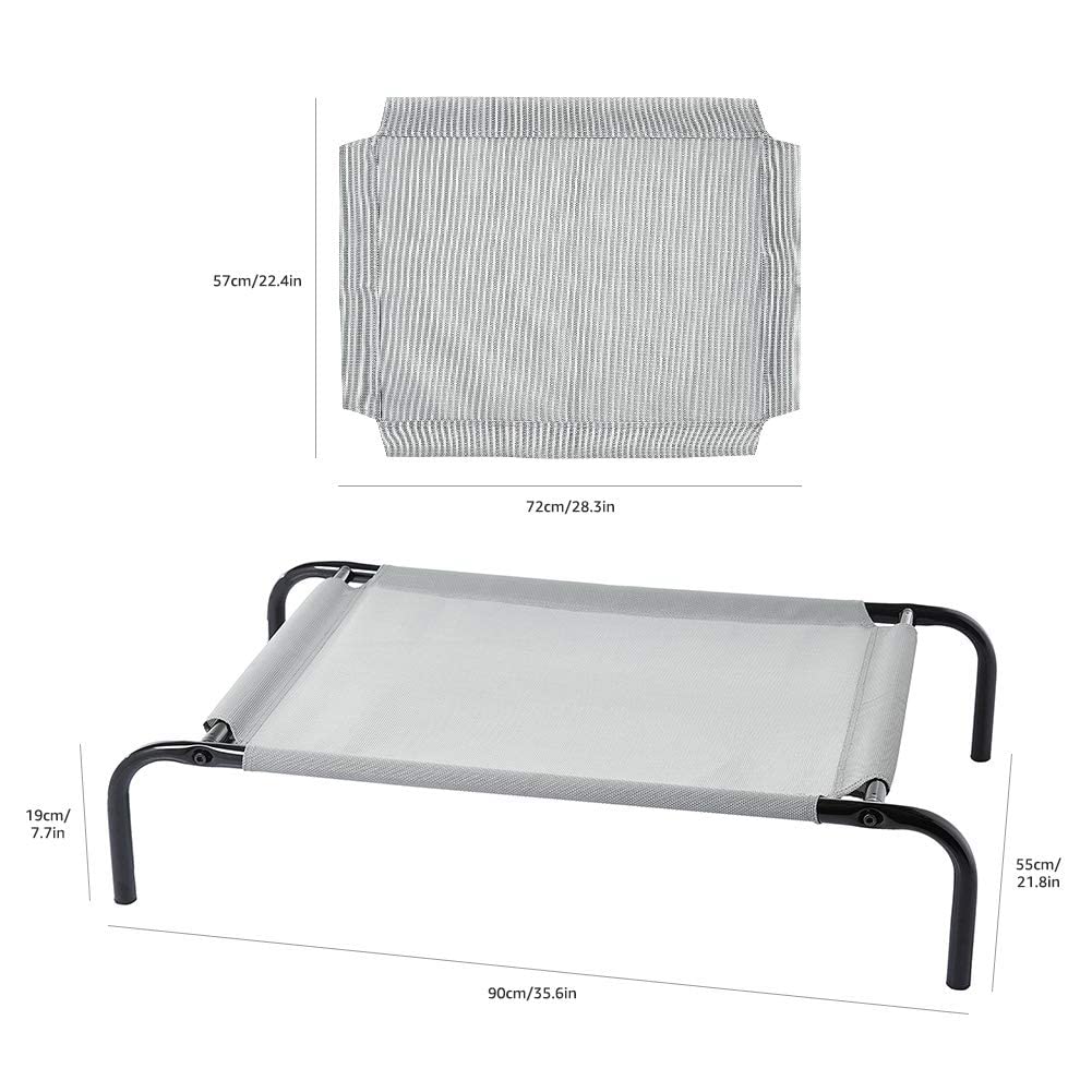 Cama con malla transpirable para temperatura agradable de mascotas