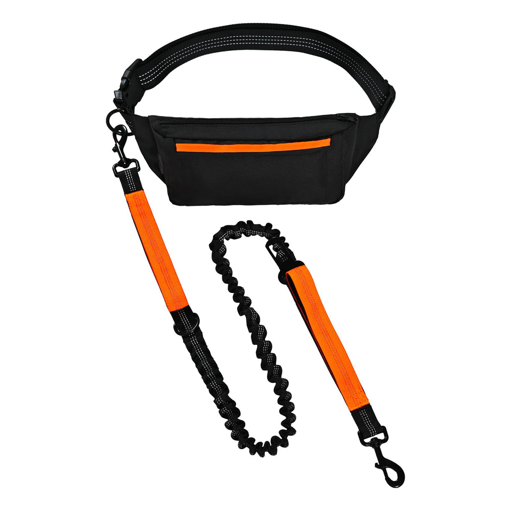 Amazon Basics correa manos libres para perro, comodidad durante paseos prolongados.