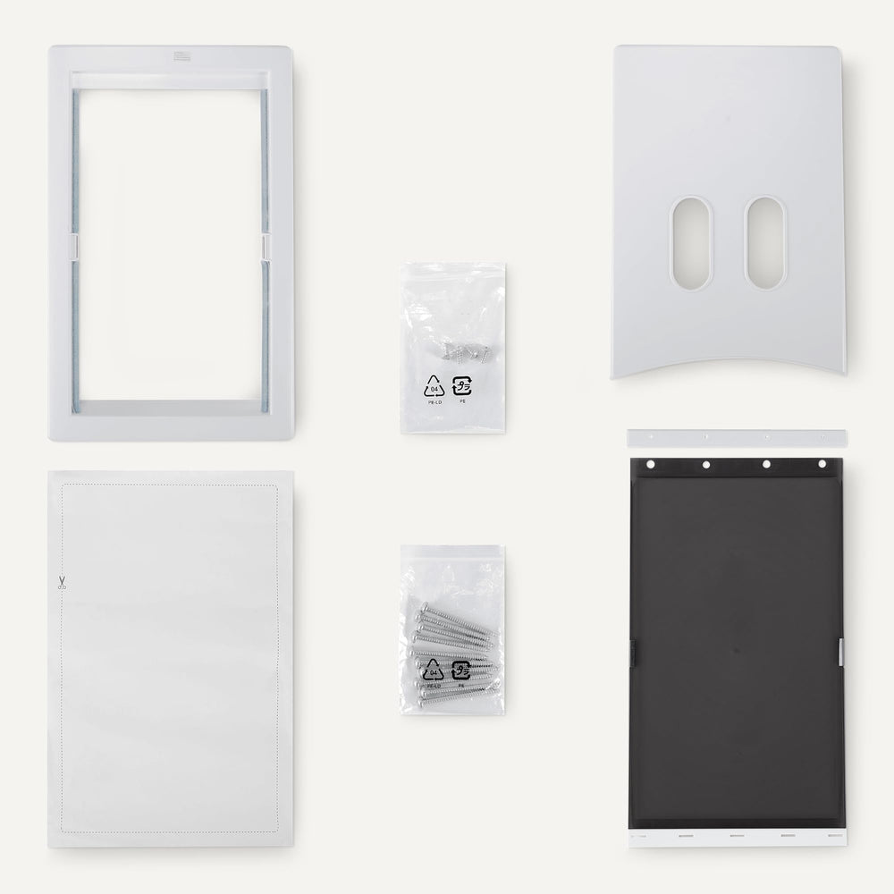 Amazon Basics dimensiones de entrada 9.5 x 16, apta para mascotas pequeñas