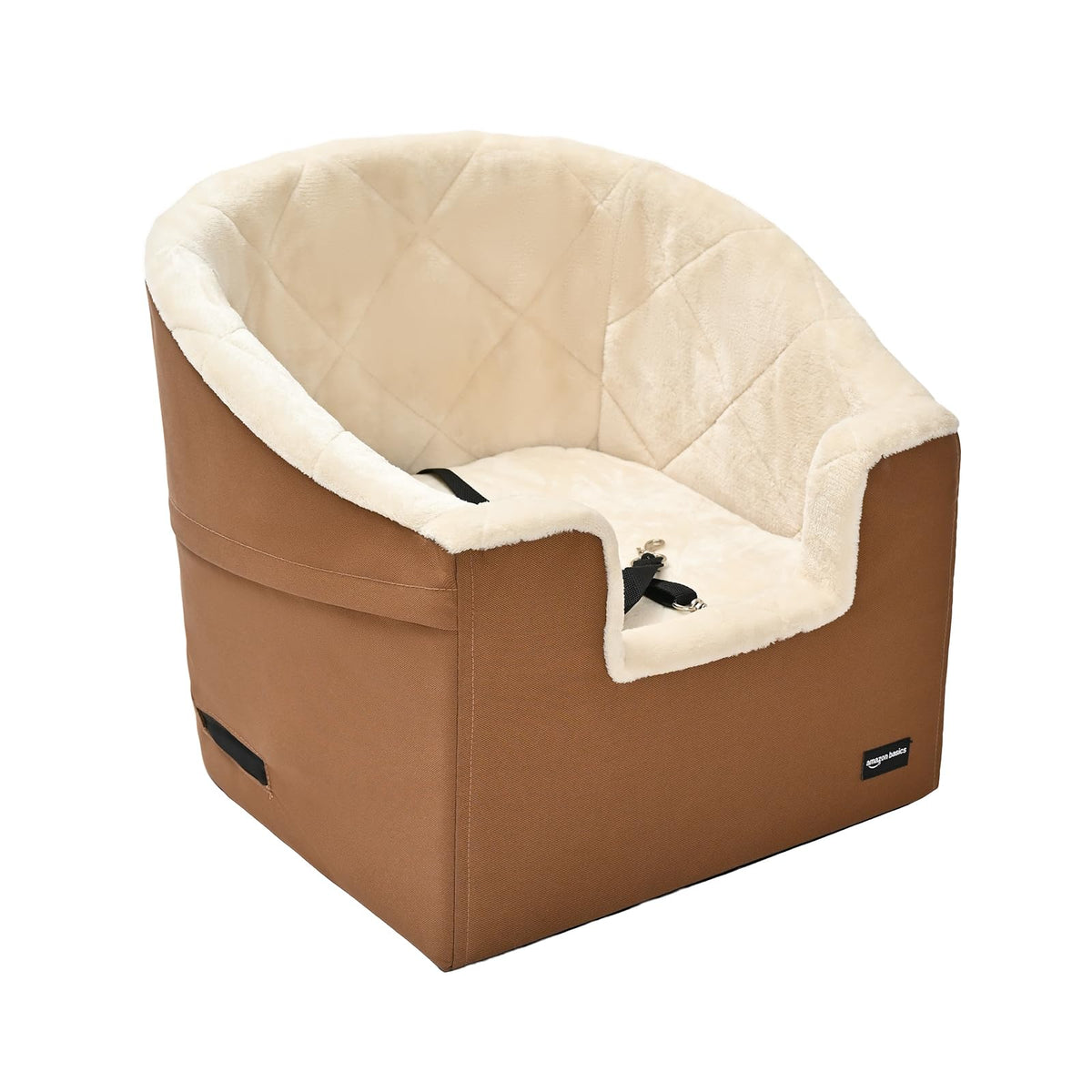 Amazon Basics: asiento elevador para perro con vista exterior