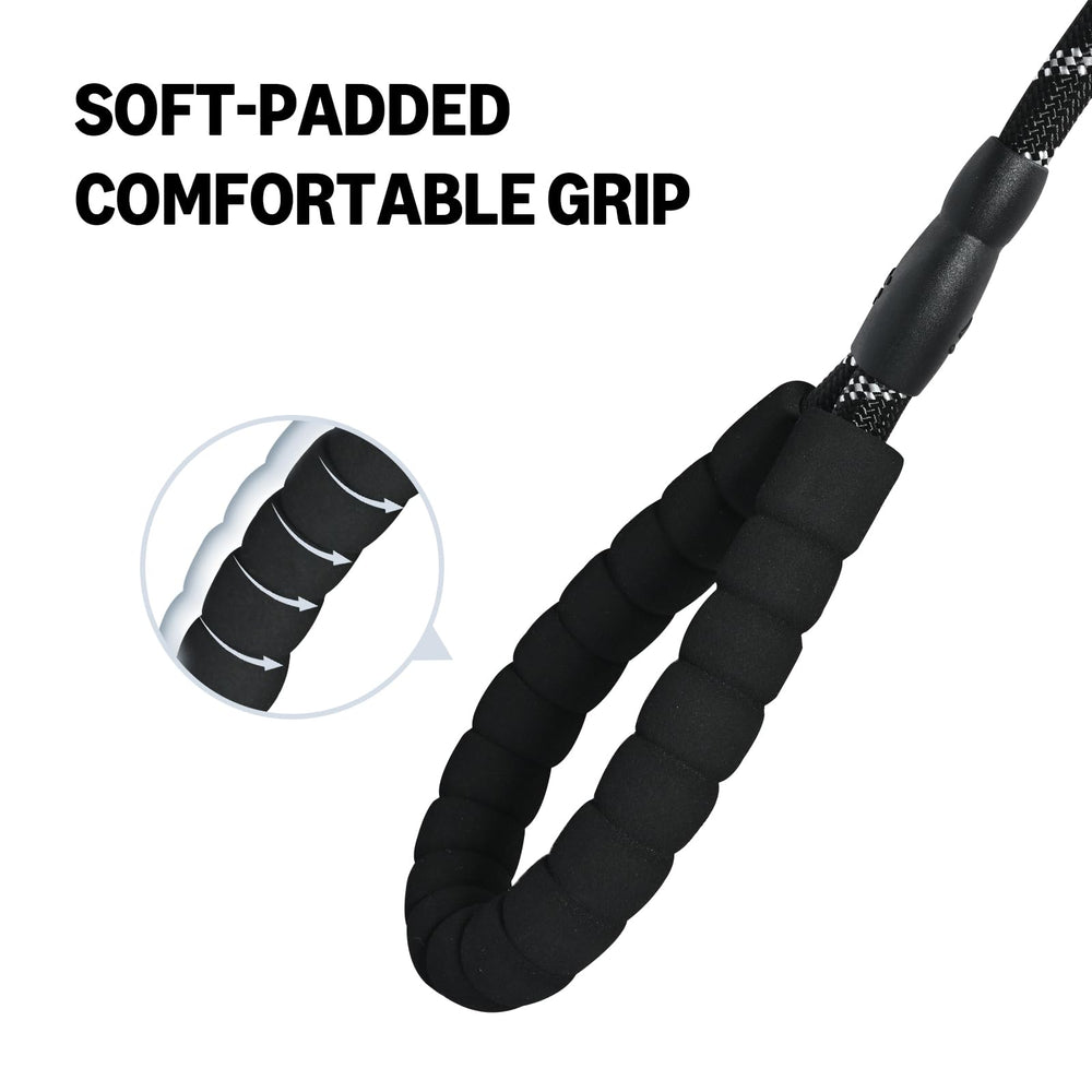 Enganche duradero de la correa Amazon Basics para collar o arnés.