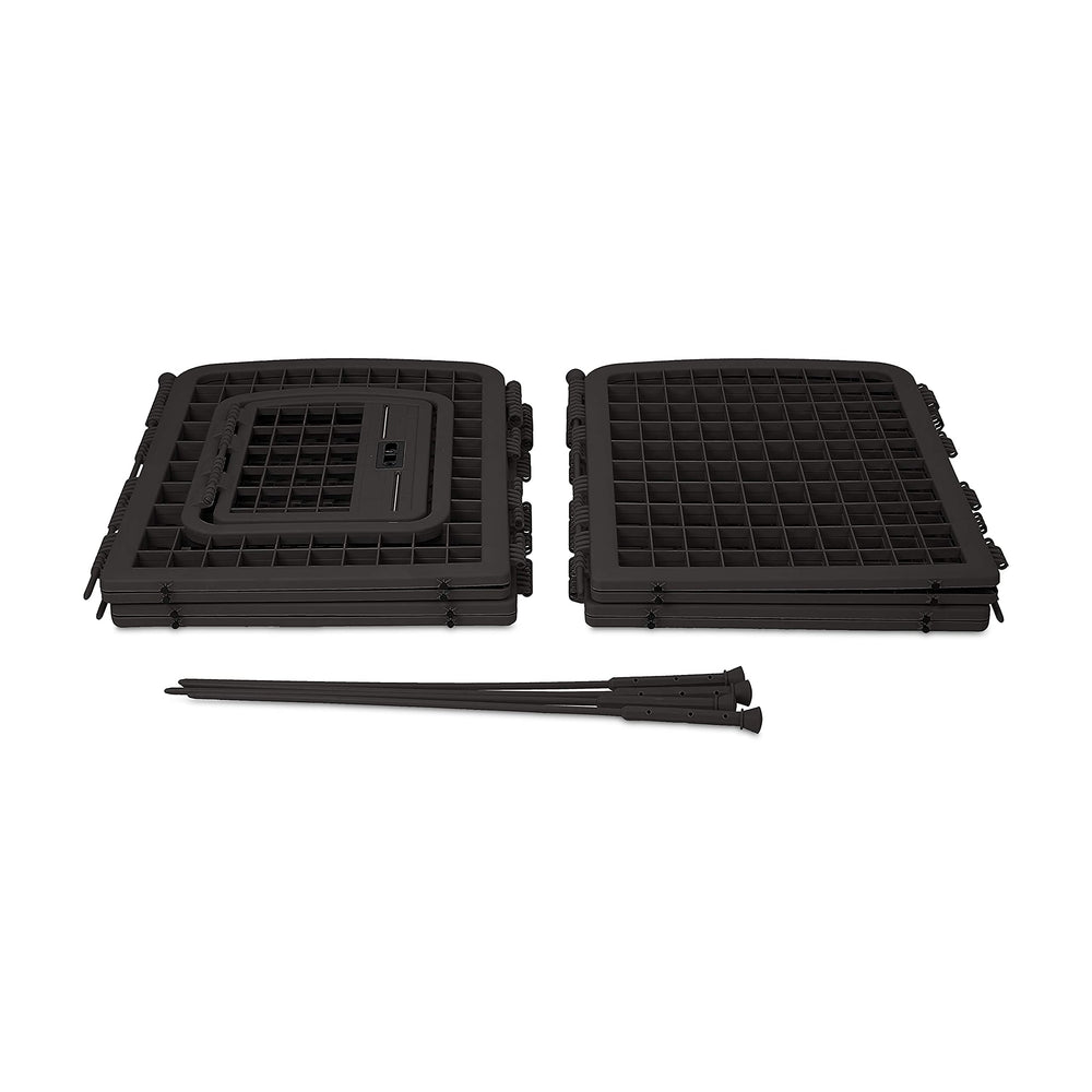 Ensambla fácilmente la jaula con paneles sin herramientas, Amazon Basics.