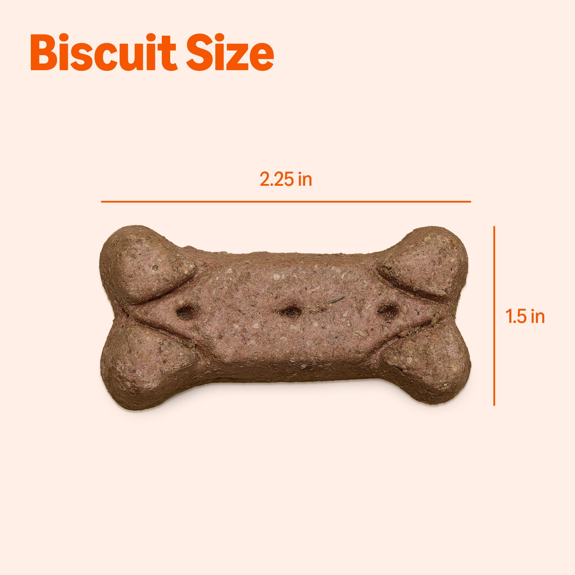 Galletas Amazon Basics fortificadas con vitaminas y minerales.
