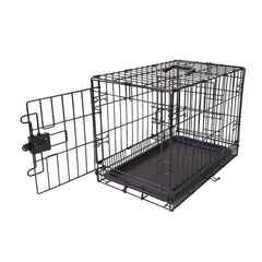 Amazon Basics jaula para perro con puerta única para uso diario