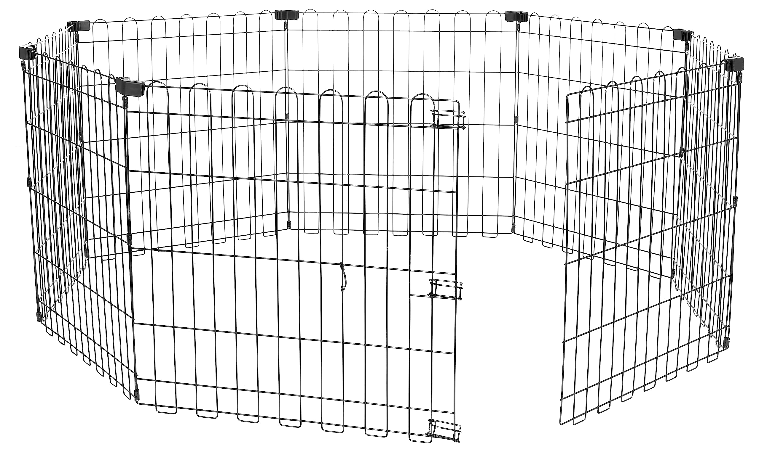 Amazon Basics jaula plegable octagonal para perros, tamaño 60x60.
