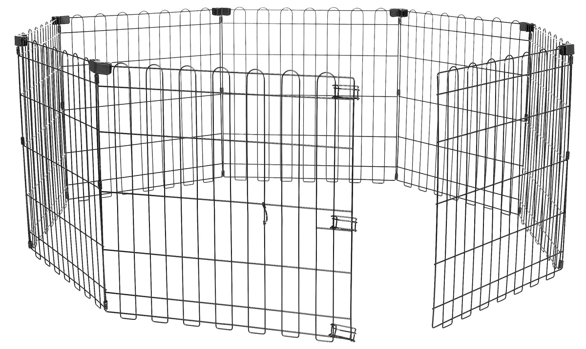Amazon Basics jaula plegable octagonal para perros, tamaño 60x60.