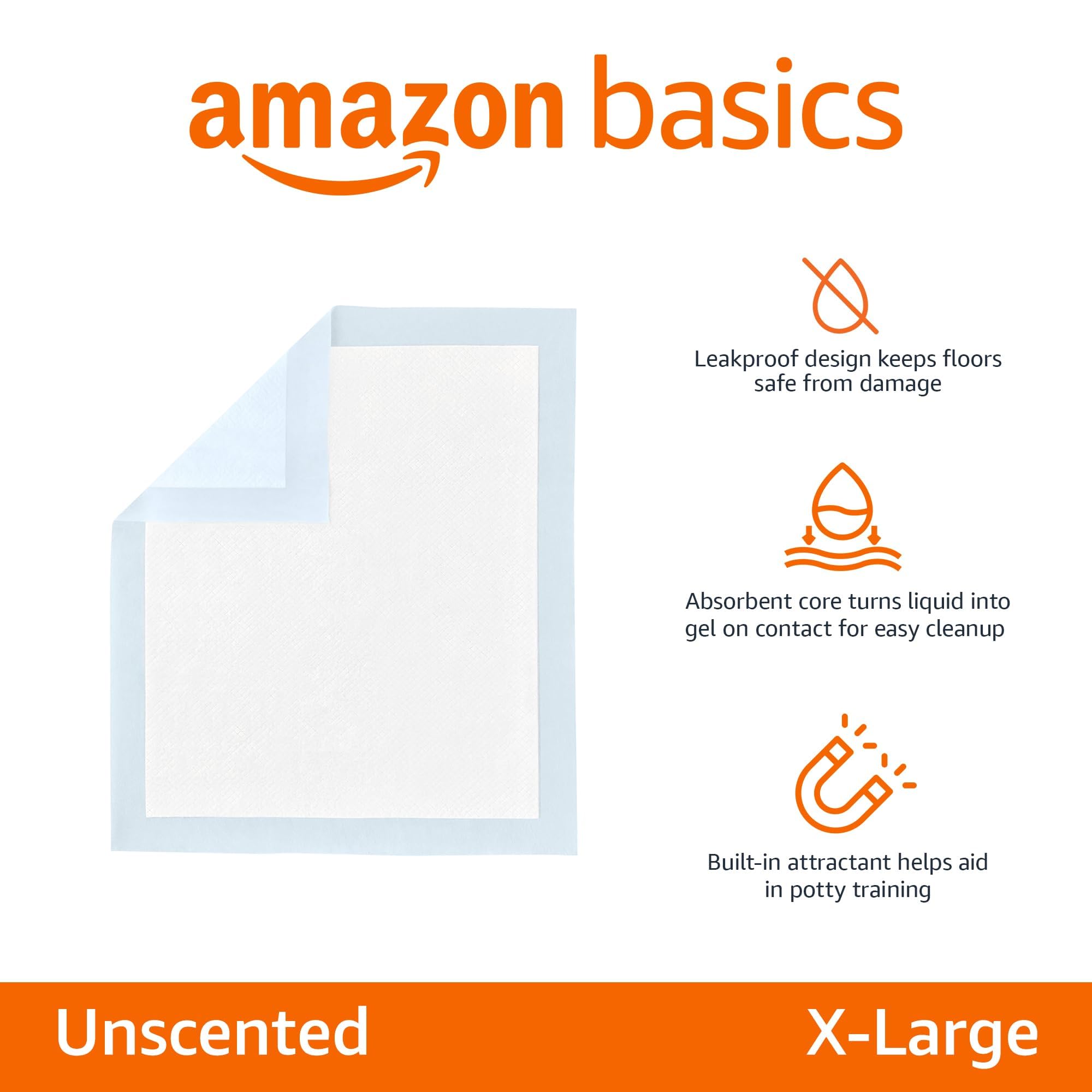 Núcleo absorbente de Amazon Basics para mayor absorción en casa