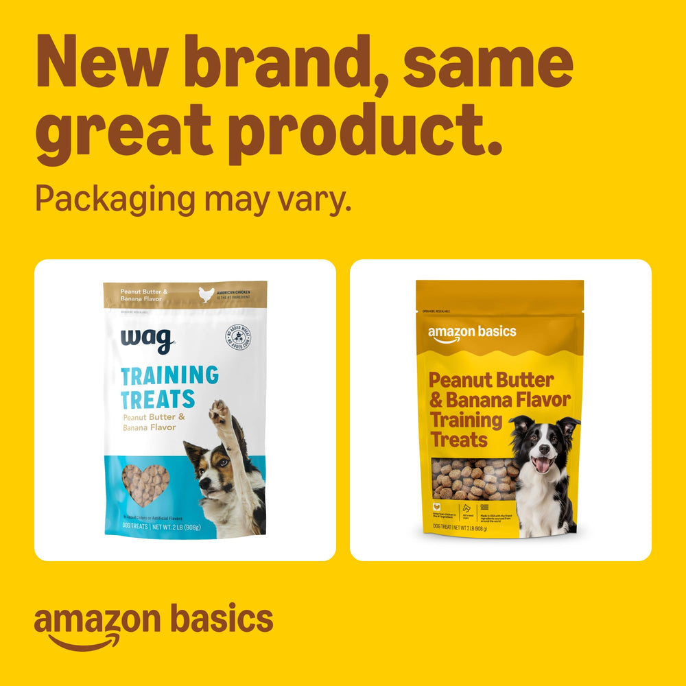 Amazon Basics: bocadillos pequeños para entrenamiento y recompensas durante sesiones.