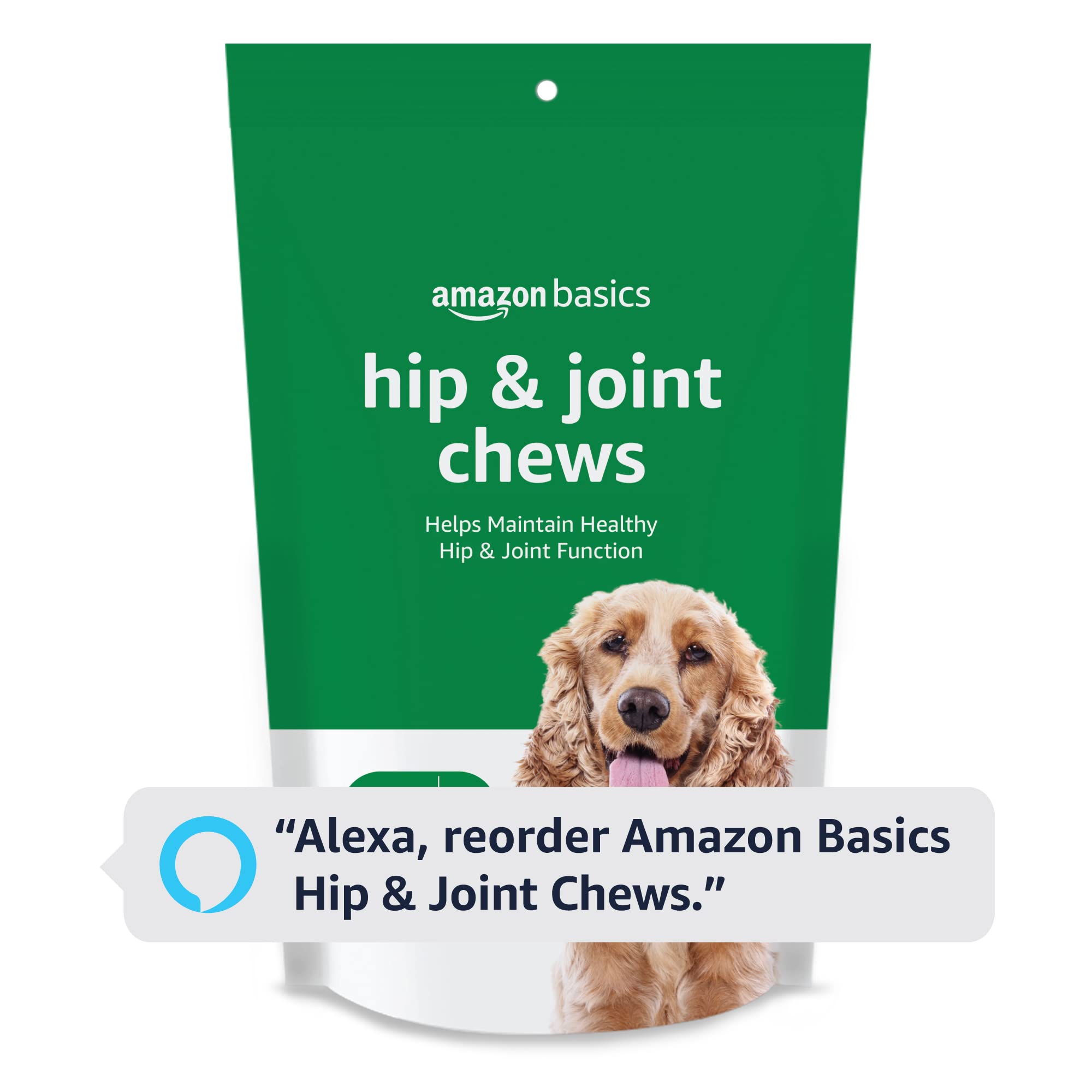 Sello veterinario revisado en el envase de Amazon Basics para perros