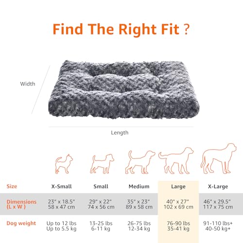 Amazon Basics tamaño-40x27x3-5-pulgadas: ajuste perfecto para crates grandes.