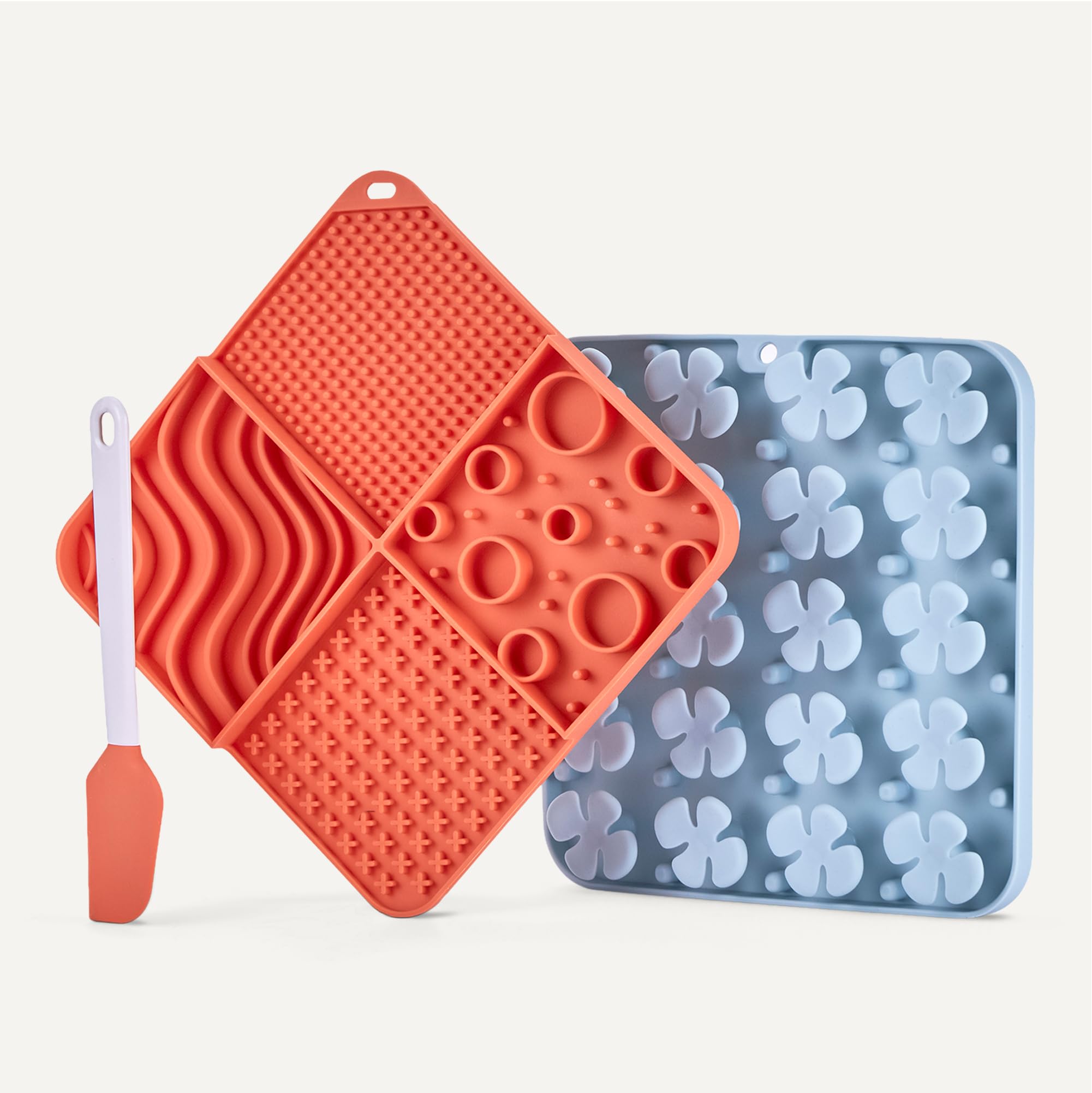 Amazon Basics tapete de silicona con superficie texturizada que invita a comer despacio