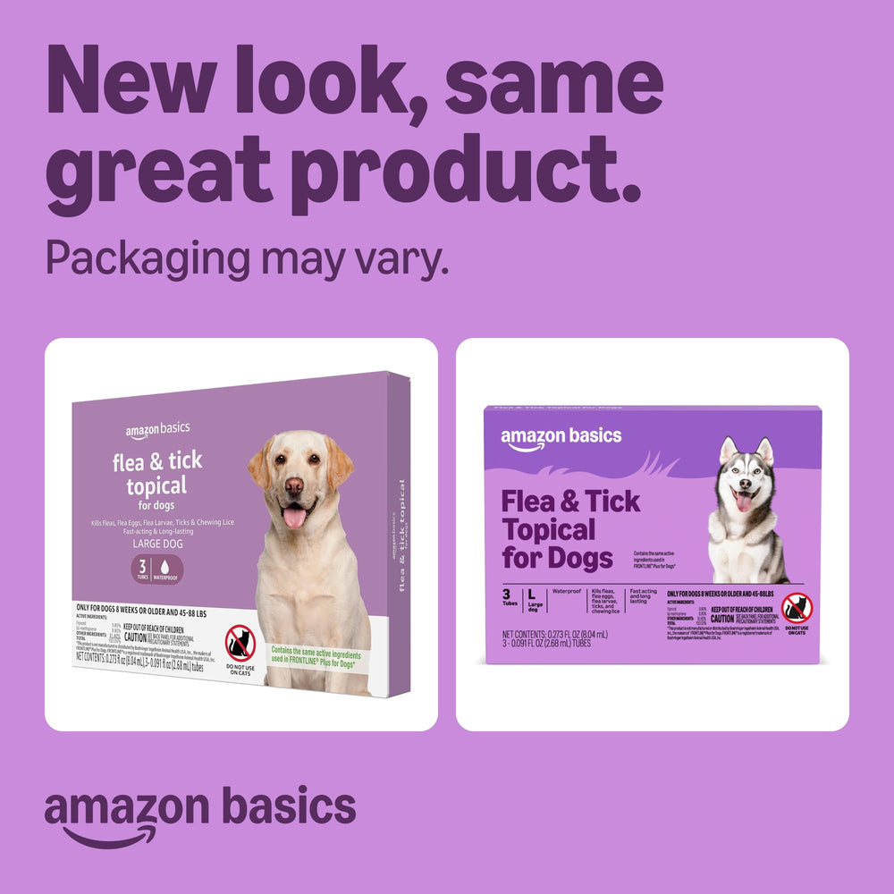 Amazon Basics empaque con 3 dosis mostrando el aplicador para uso rápido