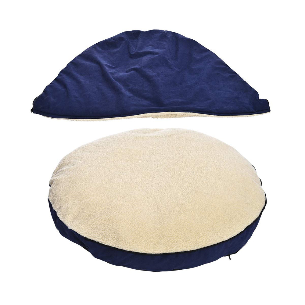 Interior con forro sherpa de AmazonBasics aporta calidez suave.