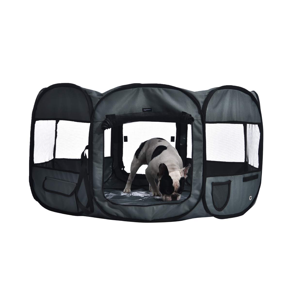 Amazon Basics corral plegable octogonal con malla superior para uso al aire libre