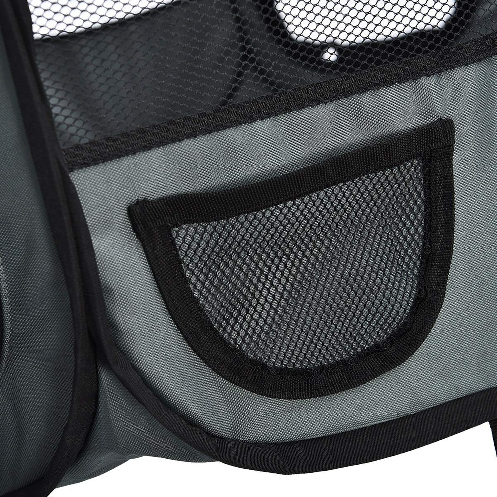 Amazon Basics corral octogonal con paneles de lona Oxford y malla