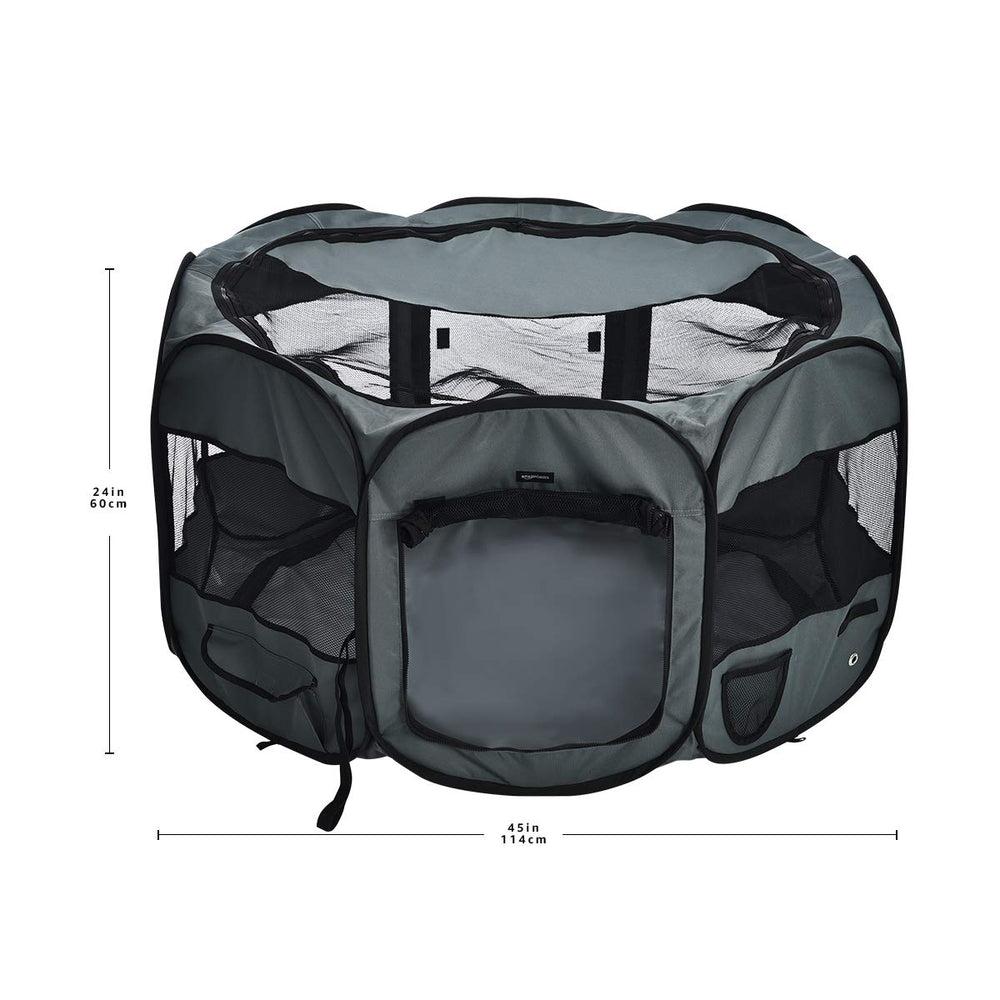 Amazon Basics corral interior/exterior para mascotas en casa o jardín