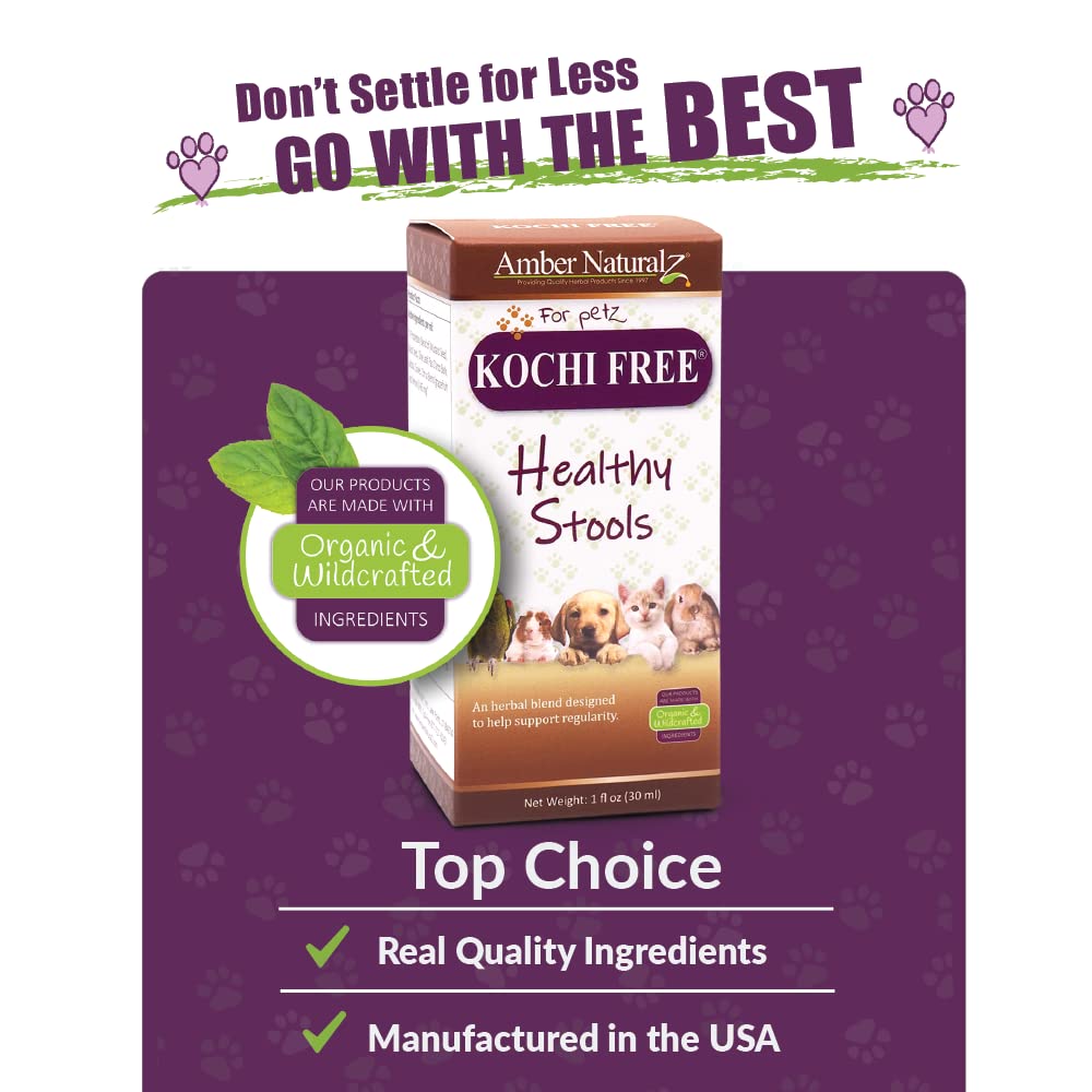 AMBER NATURALZ Kochi Free muestra ingredientes como mostaza y olivo.