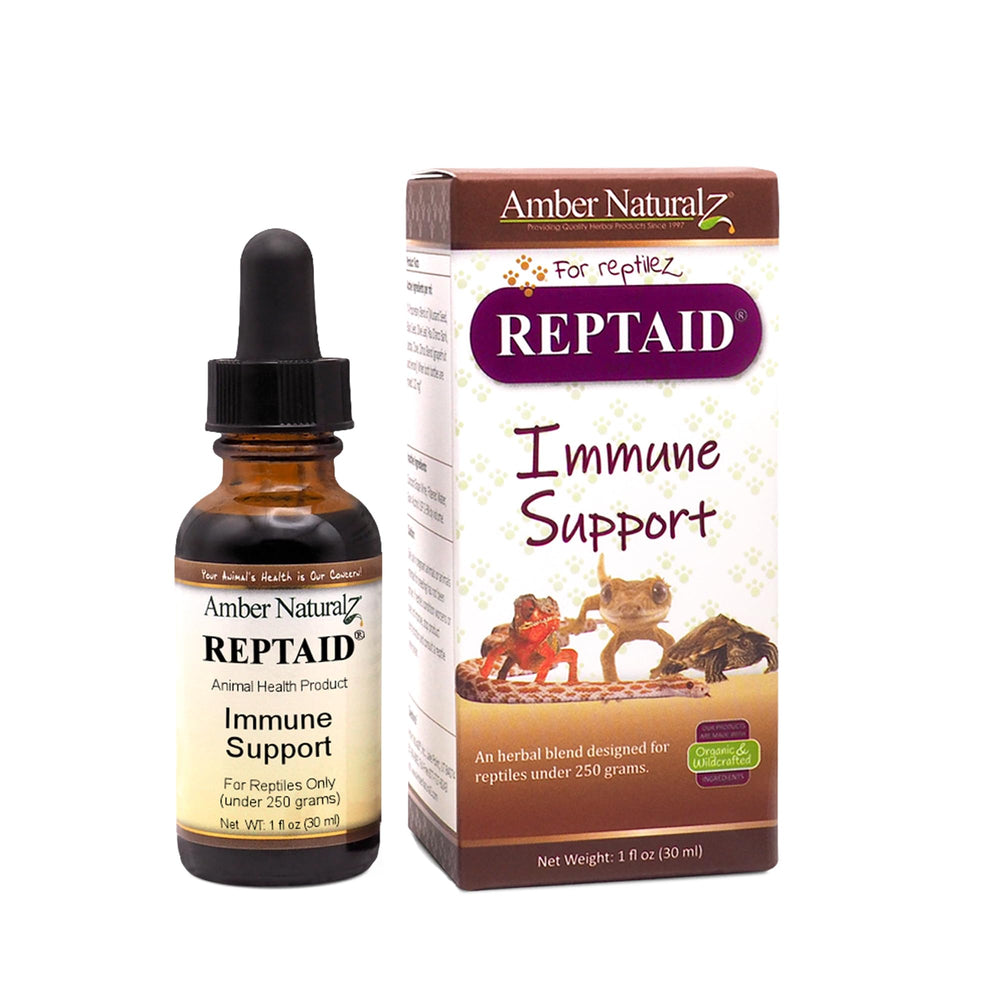 AMBER NATURALZ Reptaid XL, botella de vidrio facilita administración segura