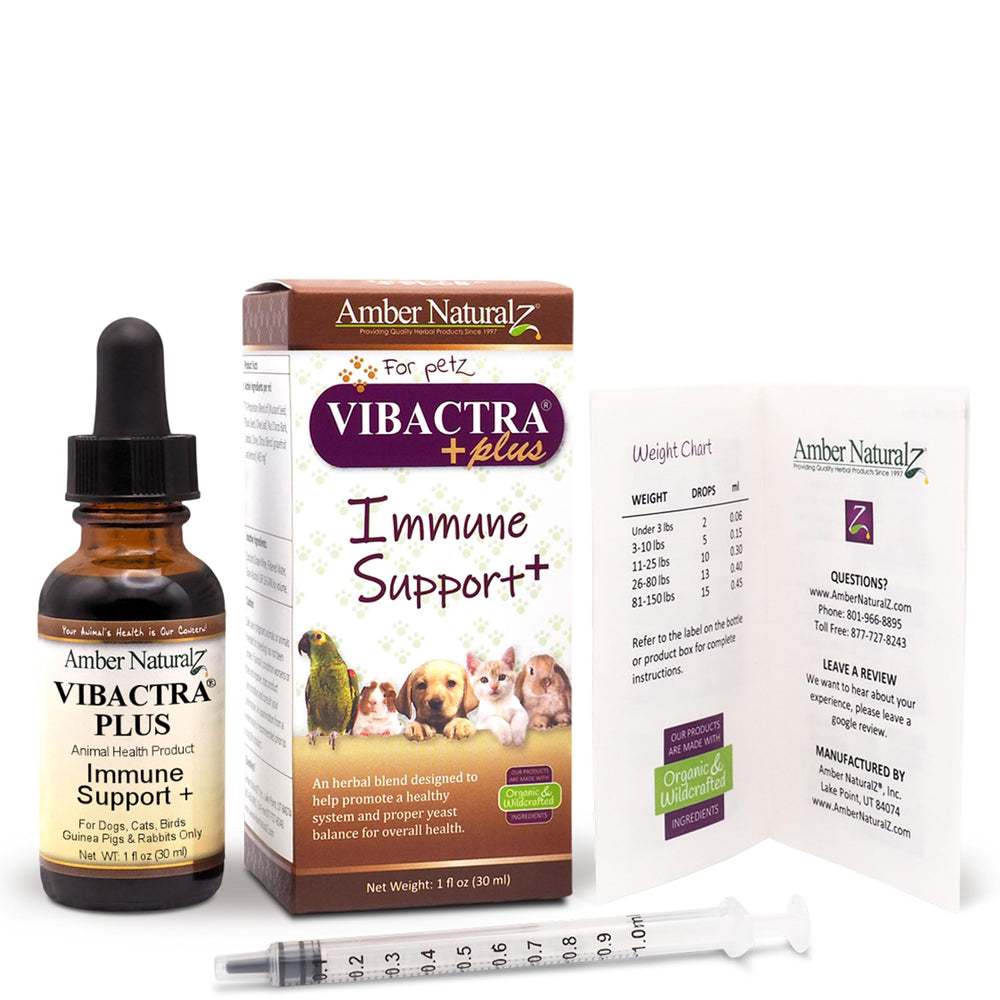 AMBER NATURALZ Vibactra Plus, control de calidad sin colorantes artificiales.