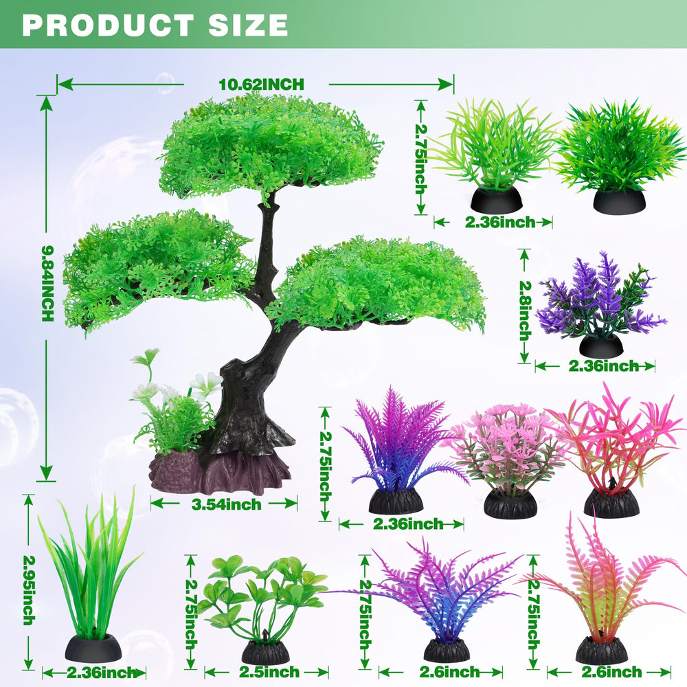 Ameliade plantas artificiales, hierbas verdes, decoración duradera sin mantenimiento.