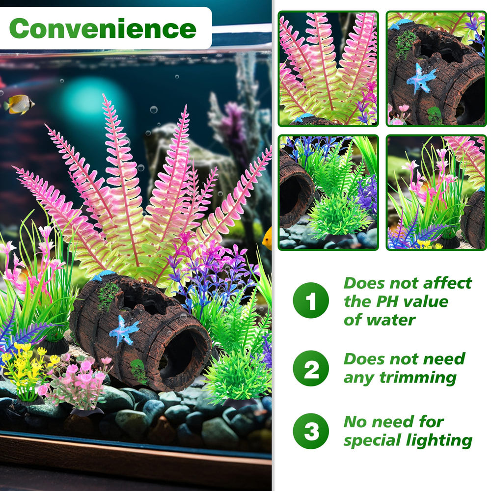Ameliade planta artificial 5: crea zonas de descanso para tus peces