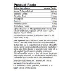 American BioSciences DGP, tabletas masticables para perro activo, mejora movilidad potencial.
