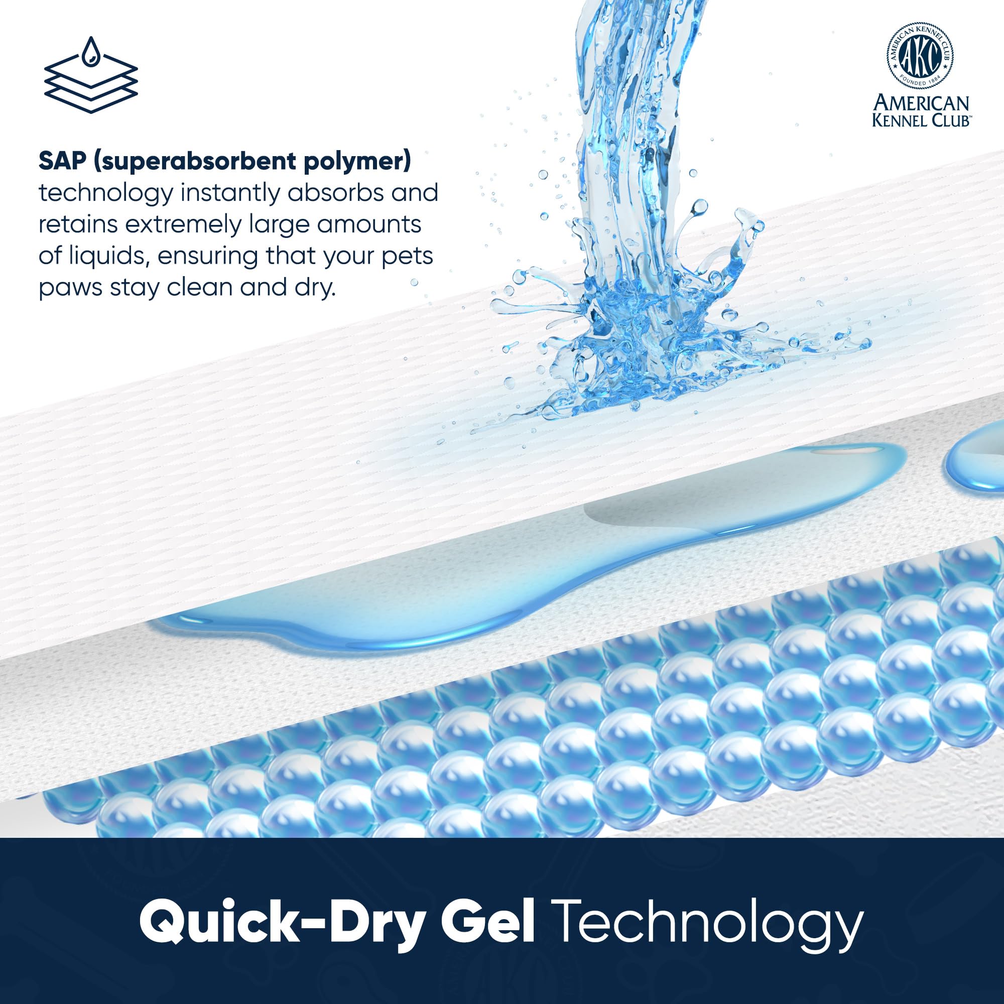 Aroma fresco AKC con control de olores en cada uso.